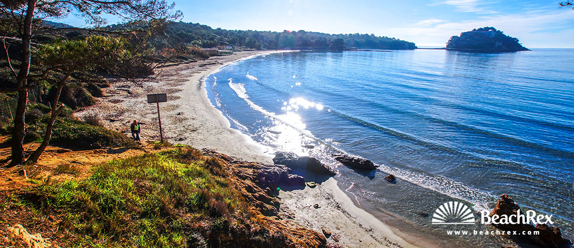 Francia - Var -  Bormes-les-Mimosas - Playa de Cabasson