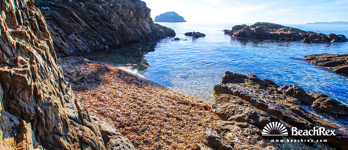 France - Var -  Bormes-les-Mimosas - Beach Tezenas