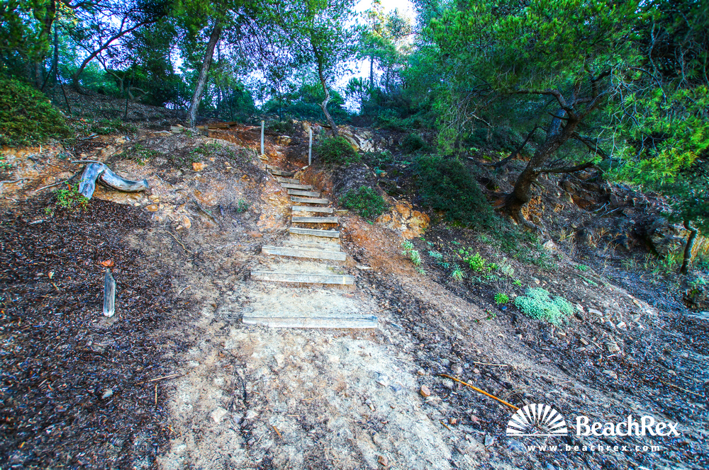 France - Var -  Bormes-les-Mimosas - Beach Chapelle Saint-Georges