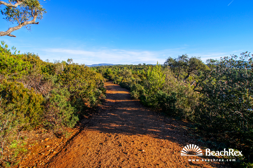 France - Var -  Bormes-les-Mimosas - Beach Chapelle Saint-Georges