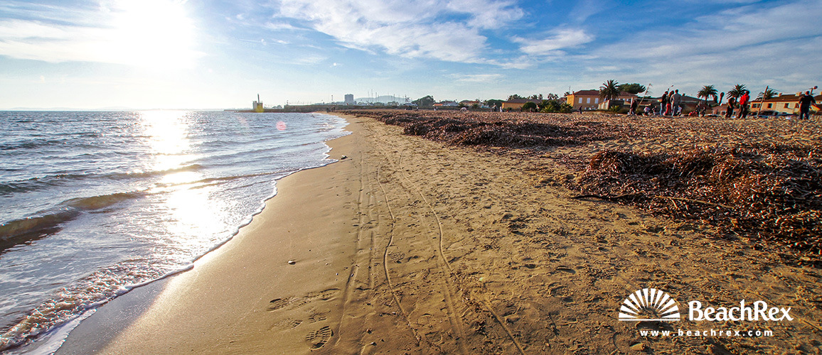 france - Var -  Hyères - Plage du Pentagone