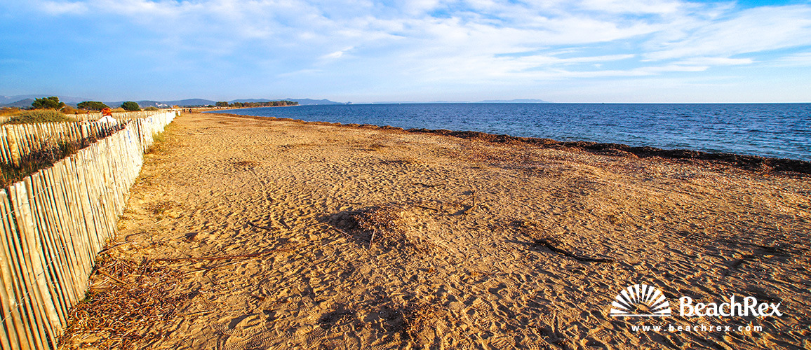 france - Var -  Hyères - Plage du Pentagone