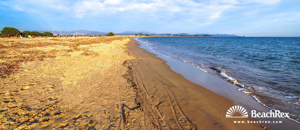 france - Var -  Hyères - Plage du Pentagone