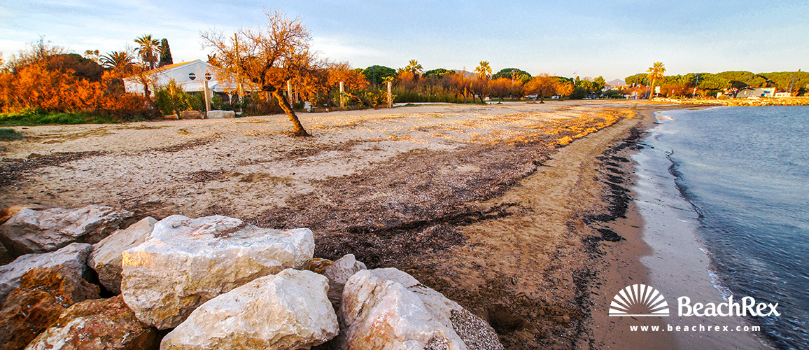 france - Var -  Hyères - Plage de la Gare