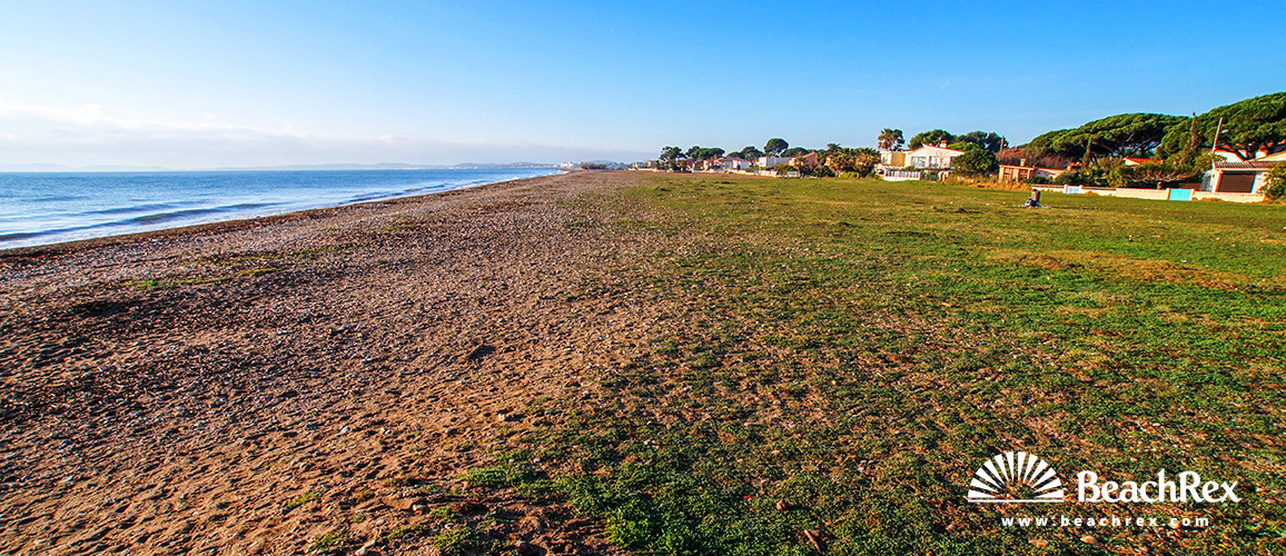 france - Var -  Hyères - Plage de l'Ayguade-St Louis