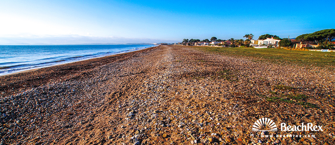 france - Var -  Hyères - Plage de l'Ayguade-St Louis