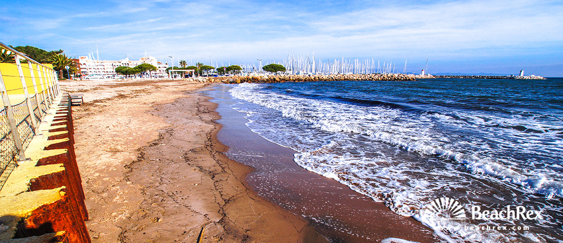 france - Var -  Hyères - Plage La Potinière