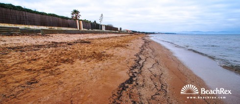 france - Var -  Hyères - Plage de la Bergerie