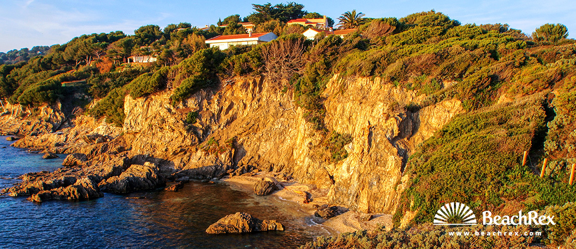 france - Var -  Hyères - Plage Petite Corniche