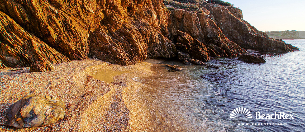 france - Var -  Hyères - Plage Petite Corniche