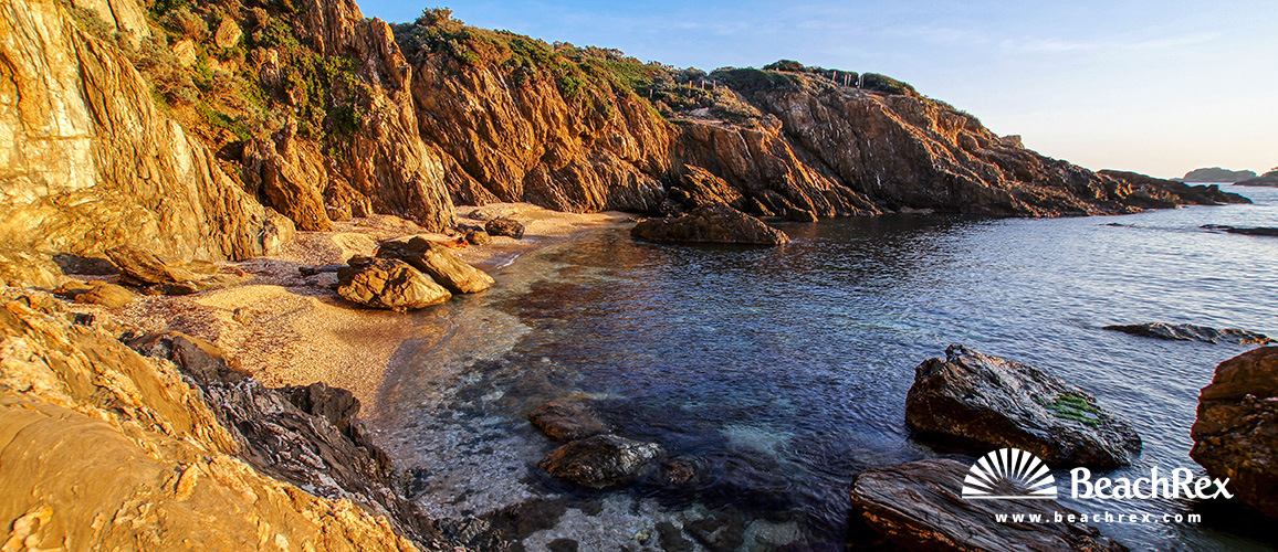 france - Var -  Hyères - Plage Petite Corniche