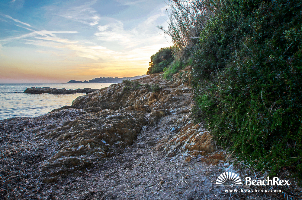 france - Var -  Hyères - Plage Petite Corniche