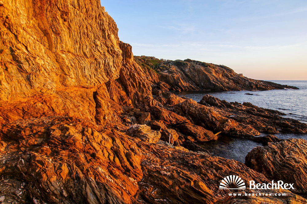 france - Var -  Hyères - Plage Petite Corniche