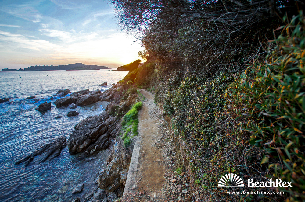 france - Var -  Hyères - Plage Petite Corniche