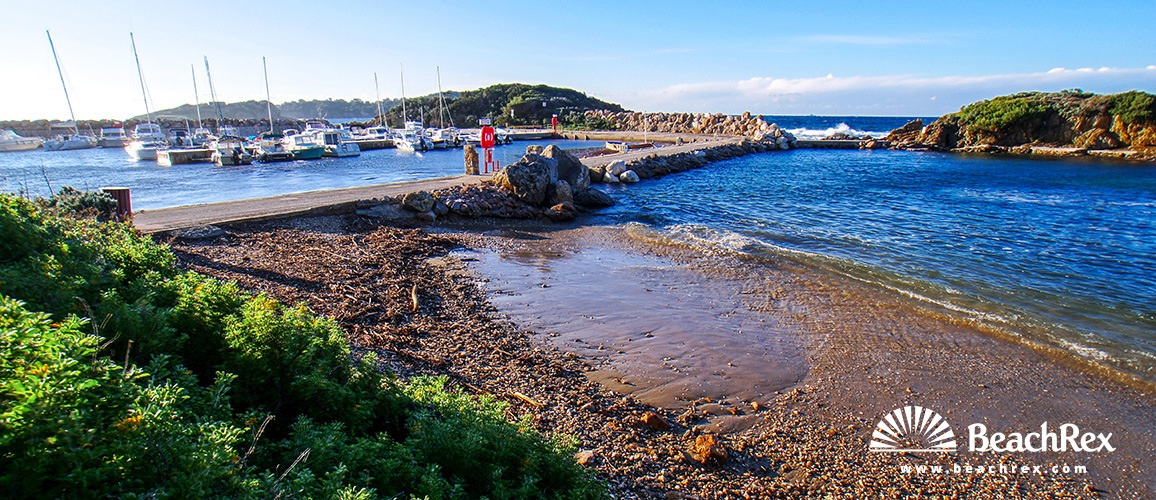 Frankreich - Var -  Hyères - Strand du Port Auguier