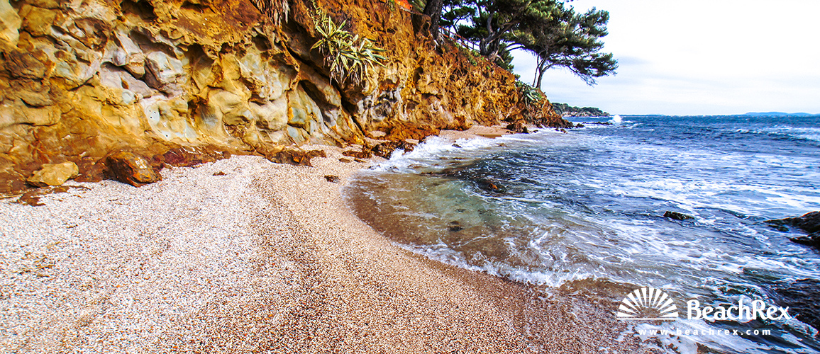 france - Var -  Carqueiranne - Plage des Pins Penchés
