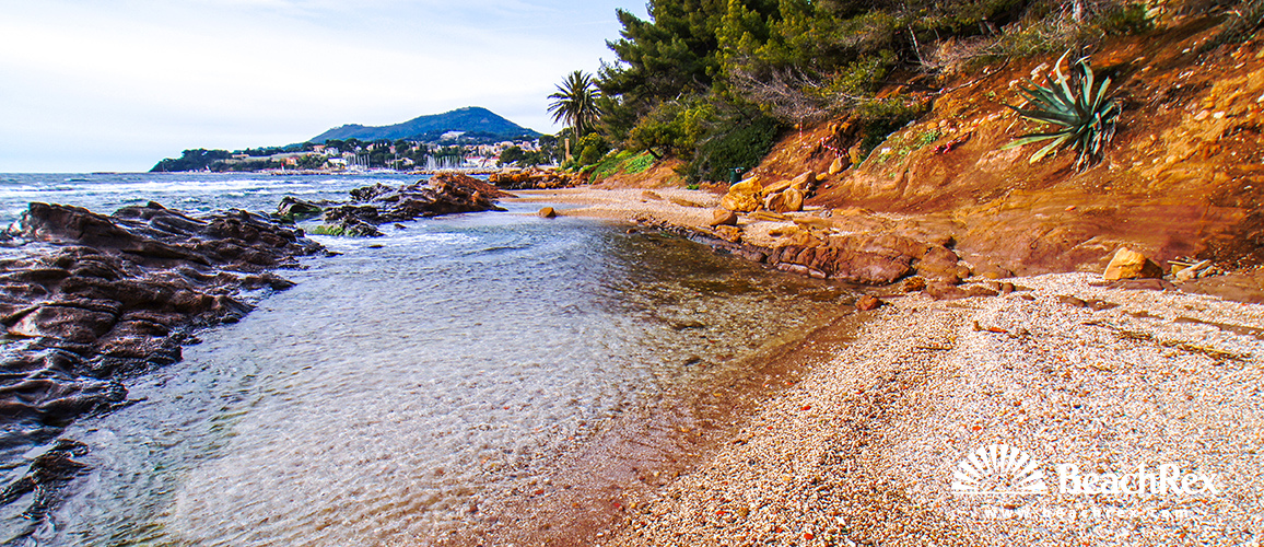 france - Var -  Carqueiranne - Plage des Pins Penchés