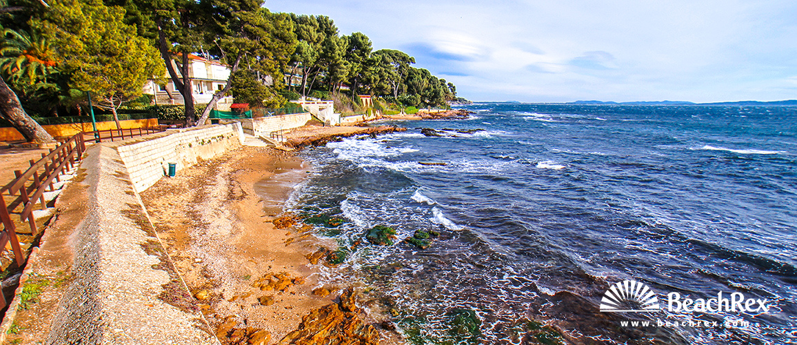 france - Var -  Carqueiranne - Plage Frédéric Chopin