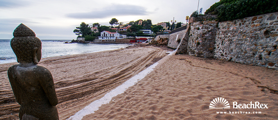 france - Var -  Carqueiranne - Plage du Pradon