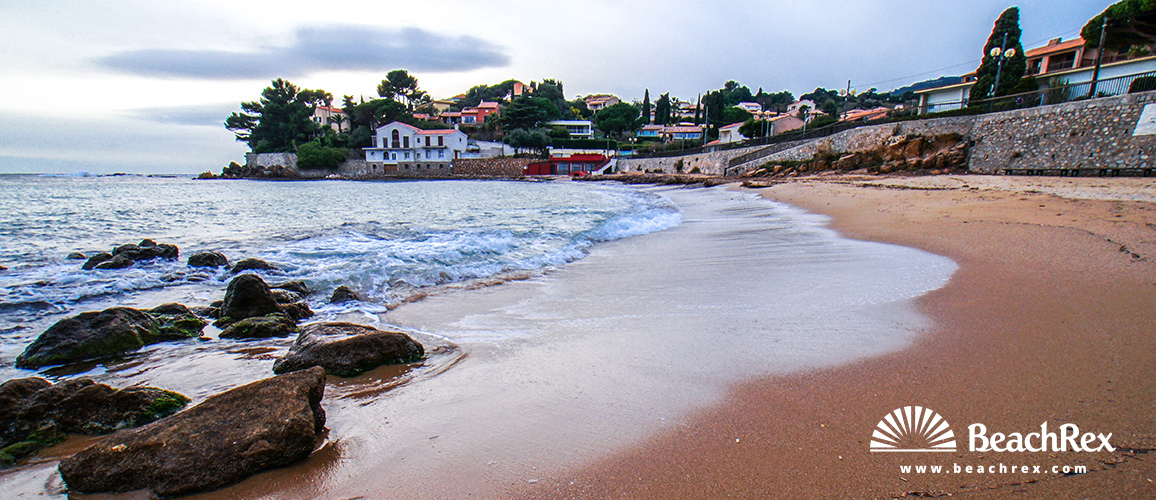 france - Var -  Carqueiranne - Plage du Pradon