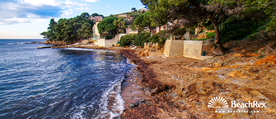 france - Var -  Carqueiranne - Plage Le Canebas