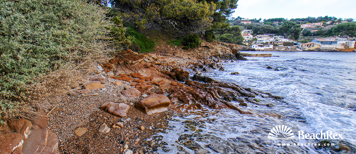 france - Var -  Carqueiranne - Plage Le Canebas