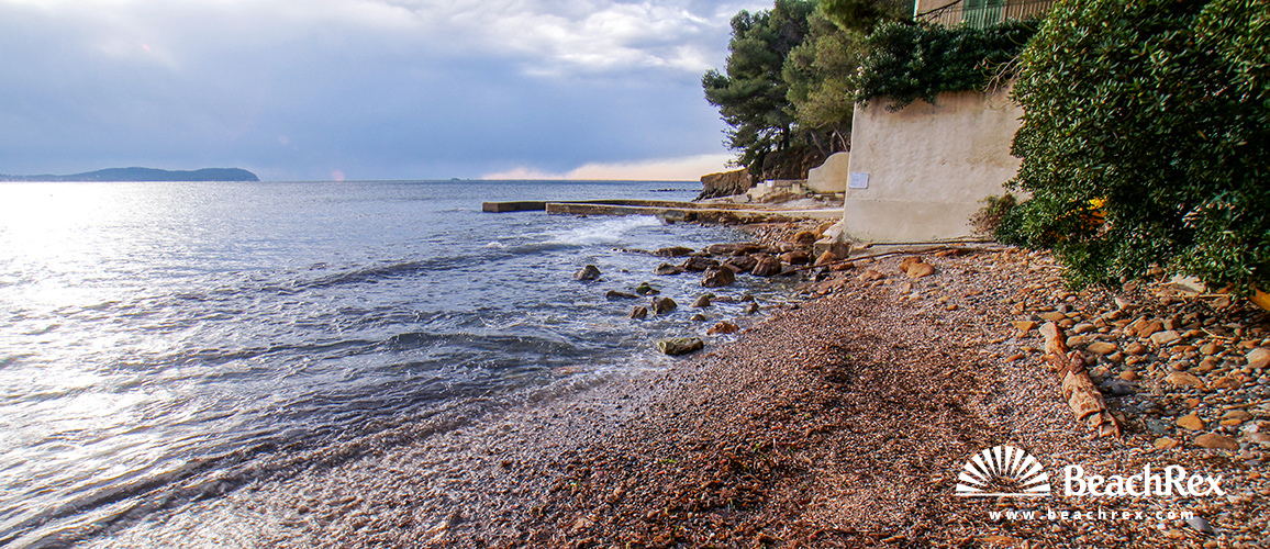 france - Var -  Carqueiranne - Plage Le Canebas