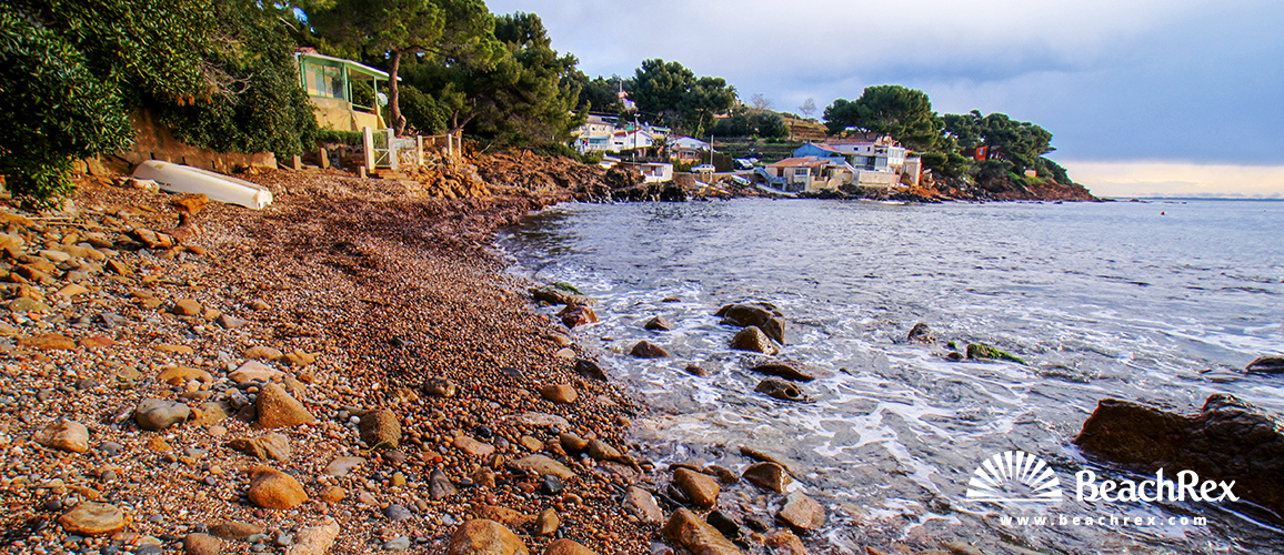 france - Var -  Carqueiranne - Plage Le Canebas