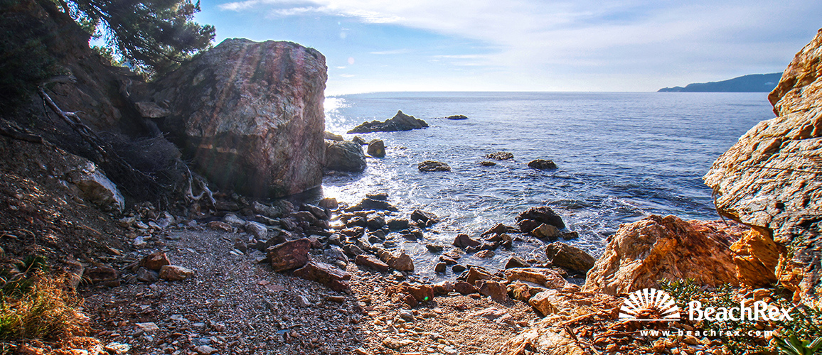 france - Var -  Toulon - Plage du Trelus