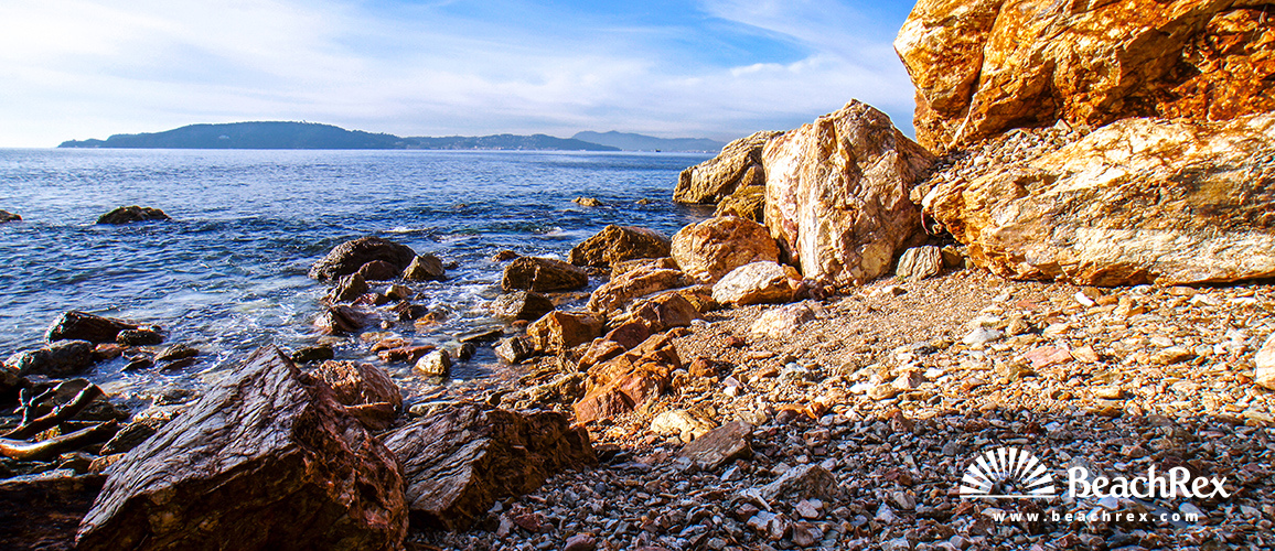 france - Var -  Toulon - Plage du Trelus