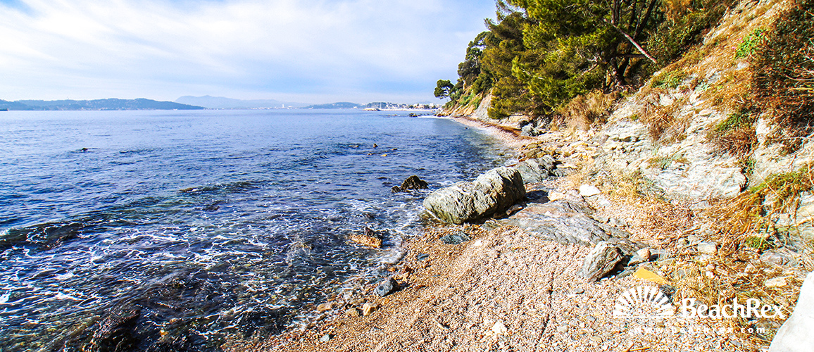 france - Var -  Toulon - Plage de la Calade