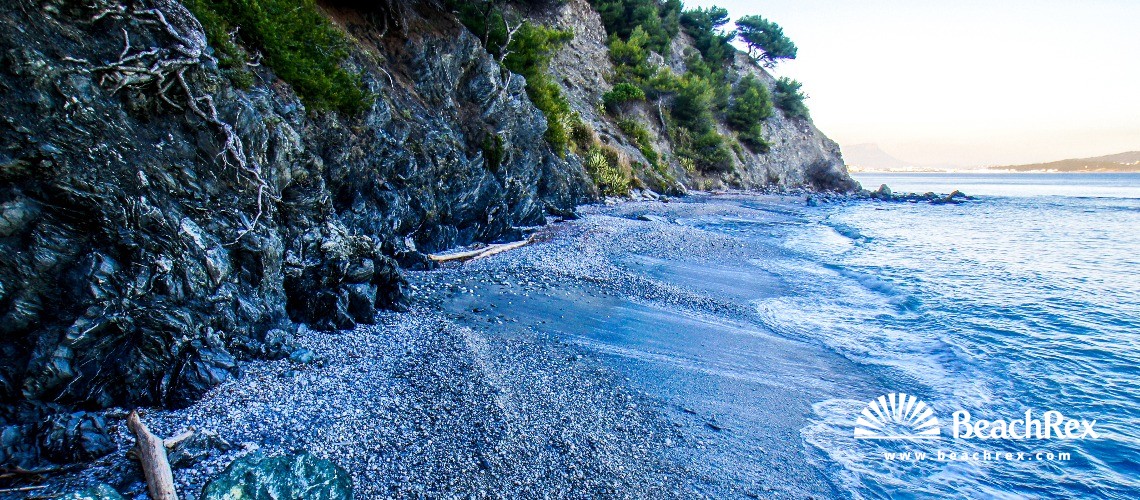france - Var -  La Seyne-sur-Mer - Plage Naturiste du Saint-Selon