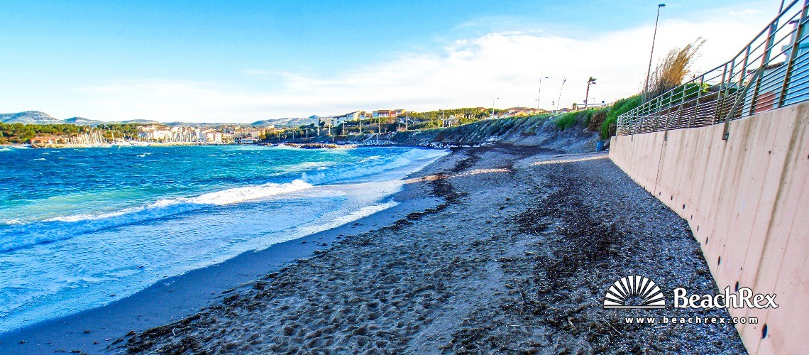 france - Var -  Six-Fours-les-Plages - Plage de la Coudoulière