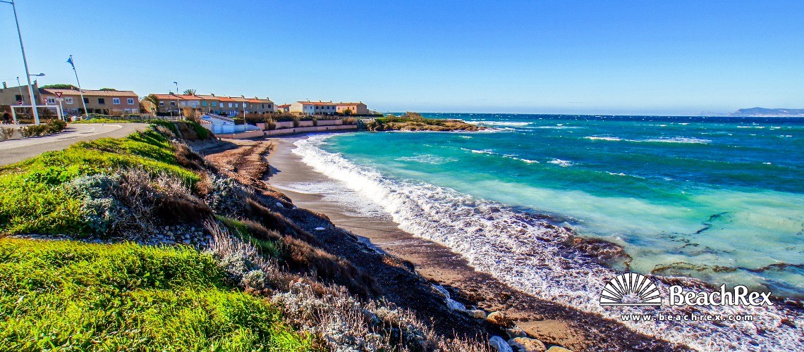 france - Var -  Six-Fours-les-Plages - Plage de la Coudoulière