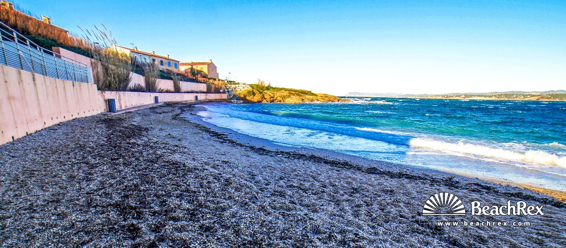 france - Var -  Six-Fours-les-Plages - Plage de la Coudoulière