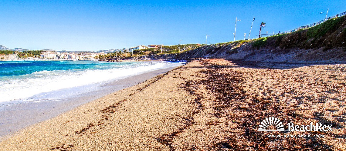 france - Var -  Six-Fours-les-Plages - Plage de la Coudoulière