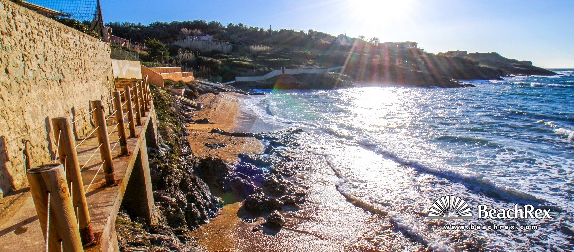 Frankreich - Var -  Six-Fours-les-Plages - Strand du Cap Nègre