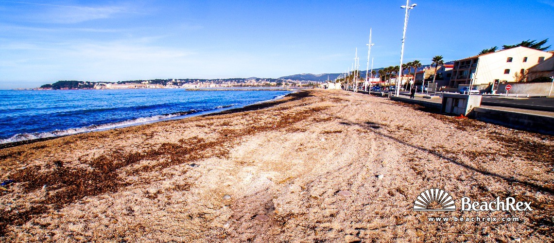 france - Var -  Six-Fours-les-Plages - Plage de Bonnegrace