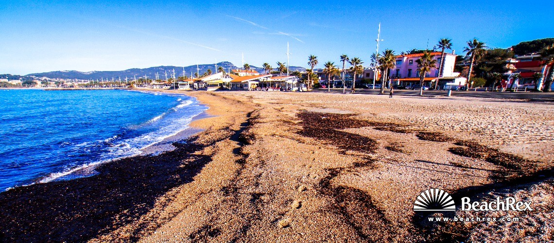 france - Var -  Six-Fours-les-Plages - Plage de Bonnegrace
