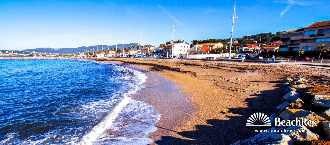 france - Var -  Six-Fours-les-Plages - Plage de Bonnegrace