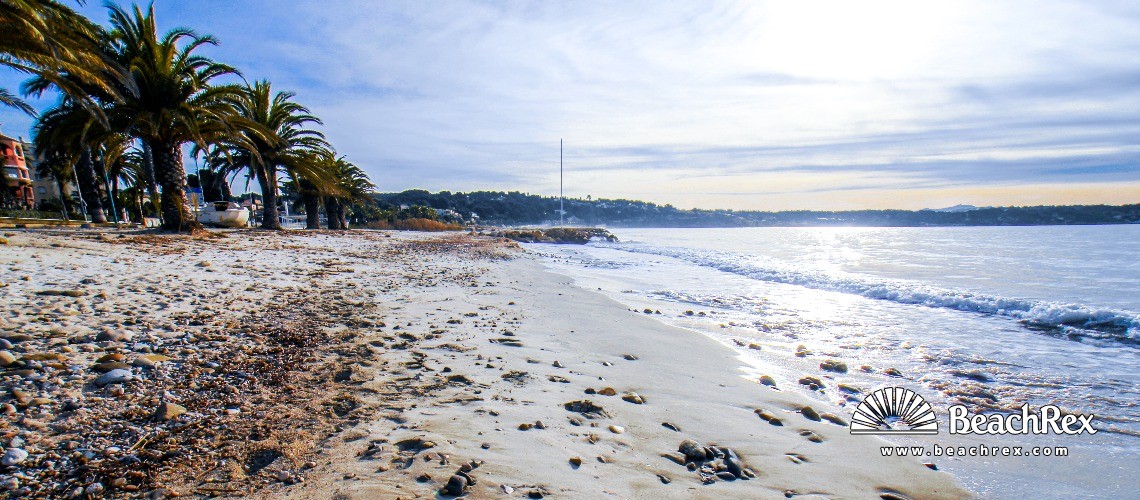 France - Var -  Bandol - Beach du Grand Vallat