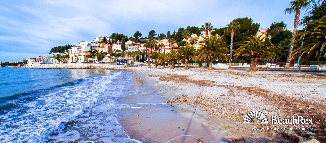 France - Var -  Bandol - Beach du Grand Vallat
