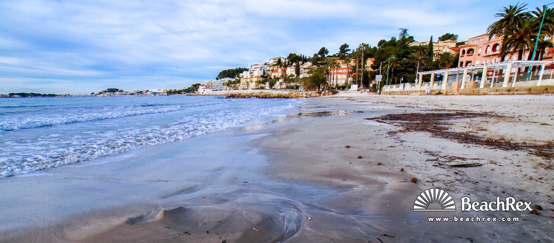 France - Var -  Bandol - Beach du Grand Vallat