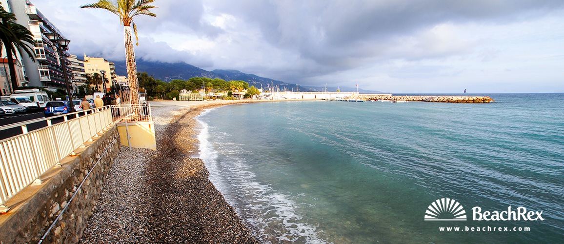 France - AlpesMaritimes -  Roquebrune-Cap-Martin - Beach Carnoles
