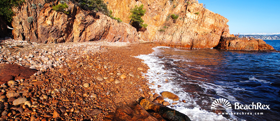 France - AlpesMaritimes -  Théoule-sur-Mer - Beach Ballif