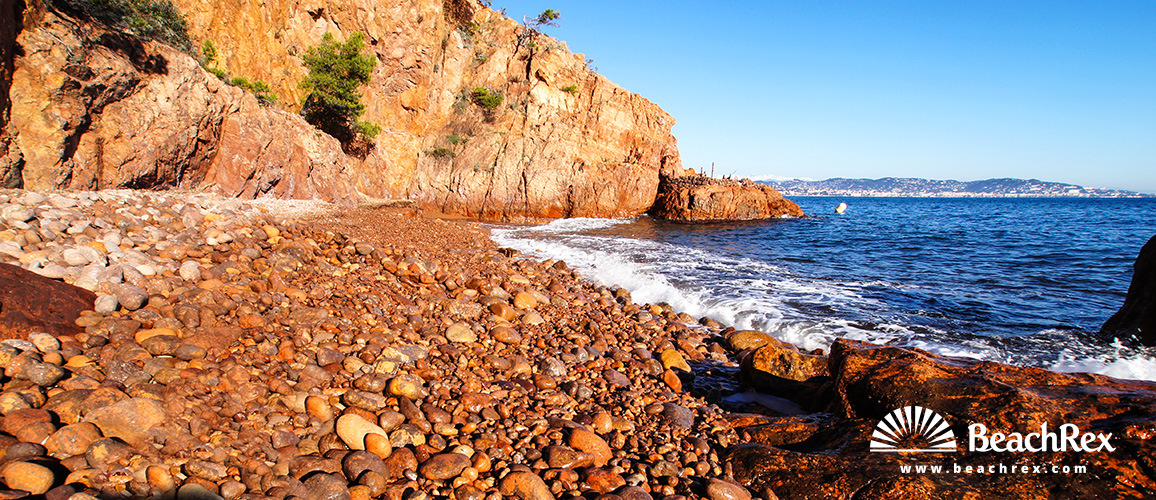 France - AlpesMaritimes -  Théoule-sur-Mer - Beach Ballif