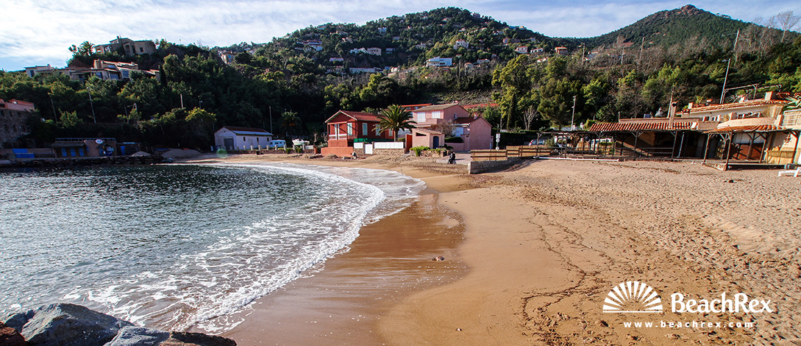 france - AlpesMaritimes -  Théoule-sur-Mer - Plage la Figuerette