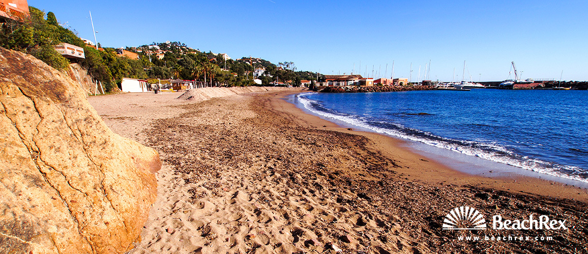 france - AlpesMaritimes -  Théoule-sur-Mer - Plage la Figuerette