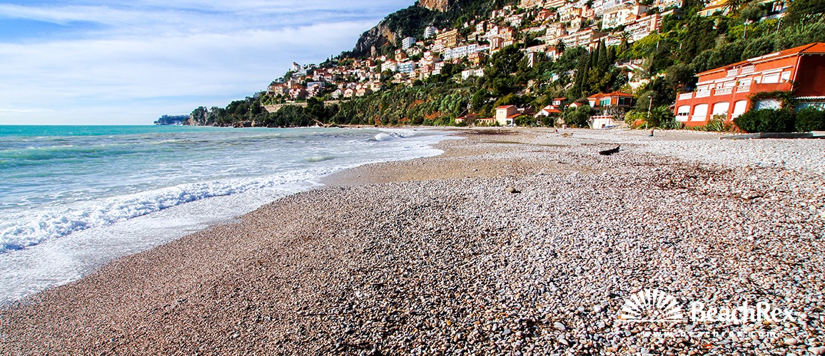 France - AlpesMaritimes -  Roquebrune-Cap-Martin - Beach Golfe Bleu