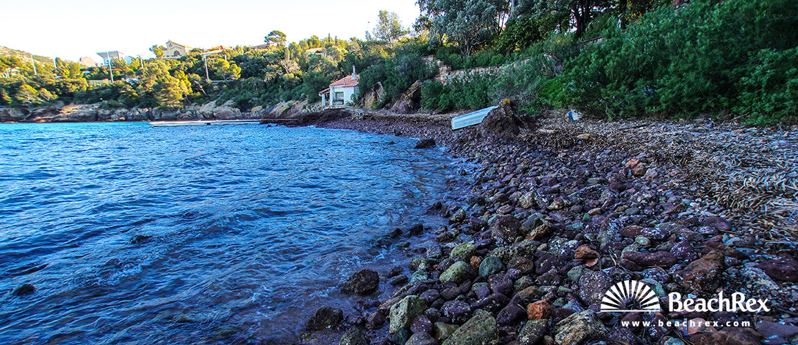 Francia - Var -  Saint-Raphaël - Playa Crique Brieux
